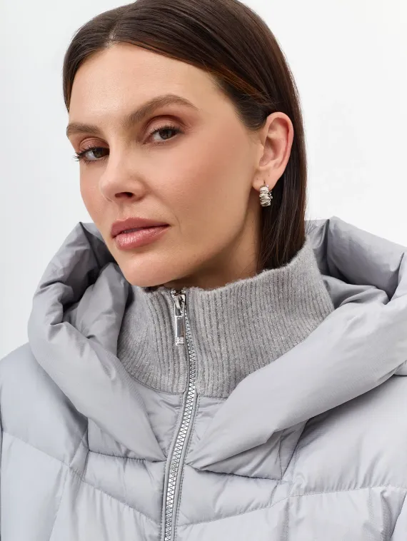 BULMER Объемный пуховик с фигурной стежкой