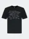 BULMER Черная футболка со шрифтовым принтом