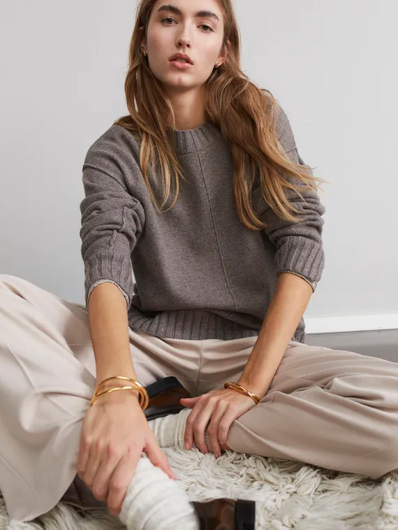 Oui Свитер из смесовой шерсти