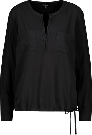 MONARI Блузка со стразами черная