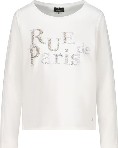 MONARI Толстовка с надписью из стразов