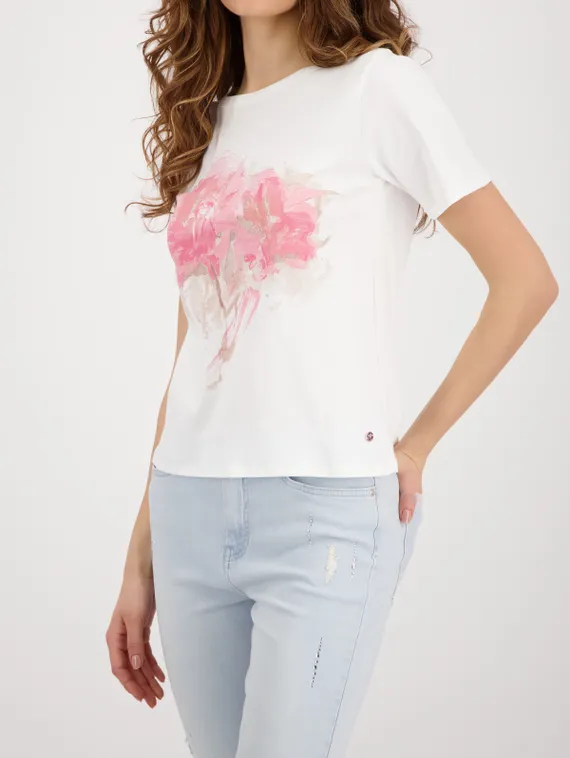 MONARI Футболка с размытым цветком