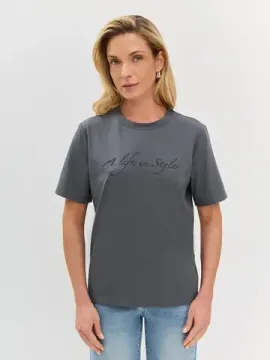 BULMER Футболка со стразами