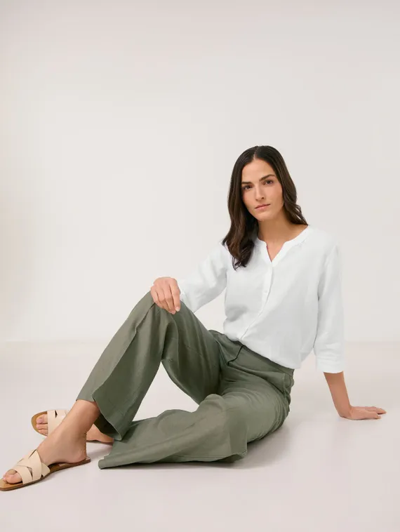 GERRY WEBER Брюки широкие льняные