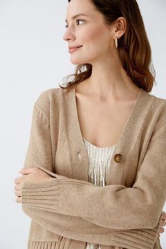 Oui Кардиган из смесовой шерсти