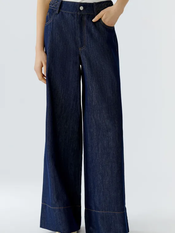 Oui Джинсы с широкими штанинами