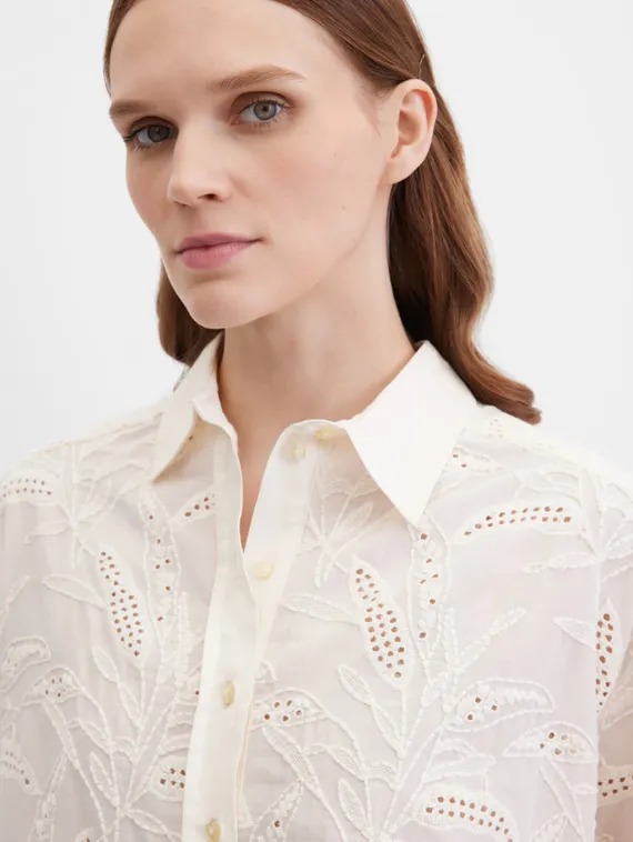 Elisa.and.me Блуза с перфорацией и вышивкой
