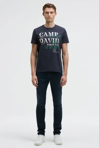 CAMP DAVID Футболка с объемным принтом
