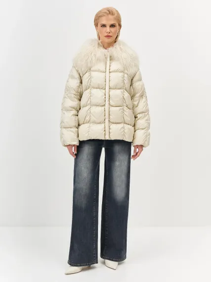 BULMER Пуховая куртка с меховым воротником