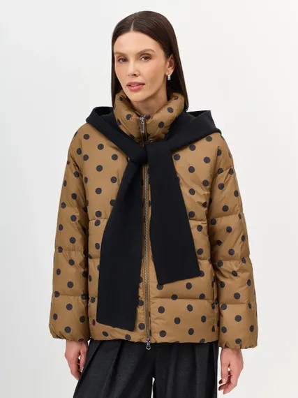 BULMER Куртка с вязаным шарфом-капюшоном