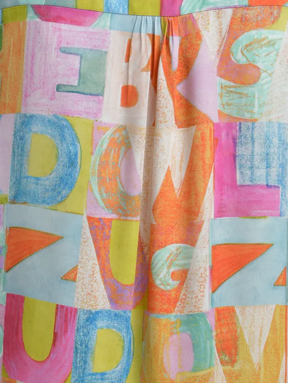 Elisa.and.me Платье-рубашка с абстрактным принтом