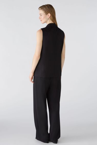 Oui Жилет из вискозного джерси