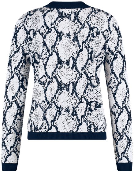 GERRY WEBER Джемпер с принтом змеи