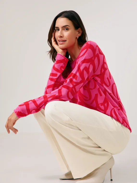 GERRY WEBER Джемпер с принтом