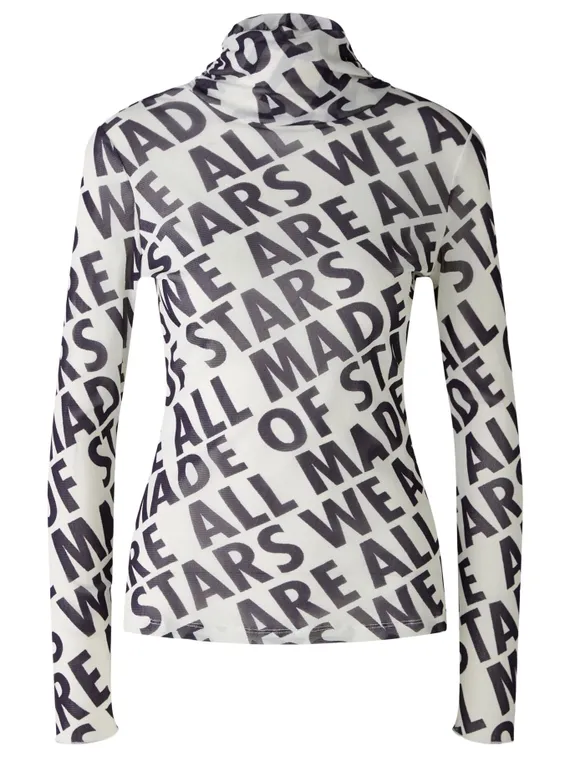 Oui Блуза сетчатая