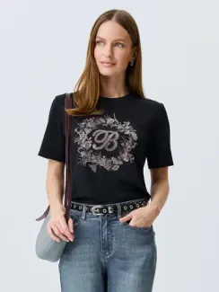 BULMER Футболка со стразами