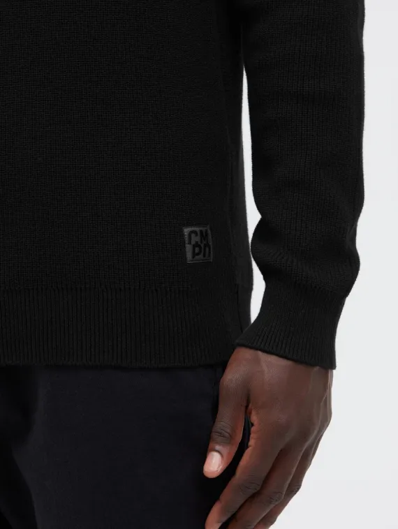 CAMP DAVID Черный свитер на молнии