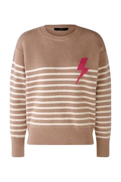 Oui Свитер из смесового хлопка