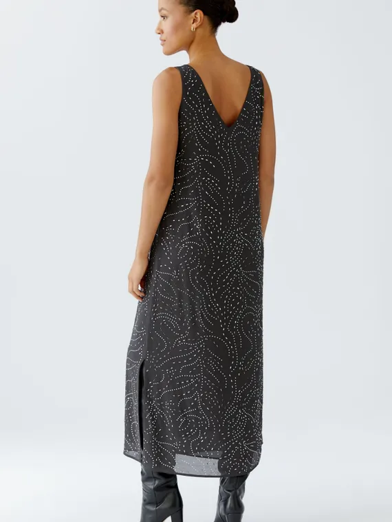 Oui Платье с декоративными камнями