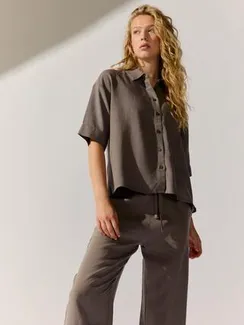 THE FASHION PEOPLE Блуза льняная