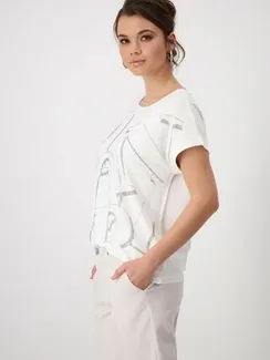 MONARI Футболка с буквами из страз