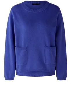 Oui Базовый пуловер из смесовой шерсти