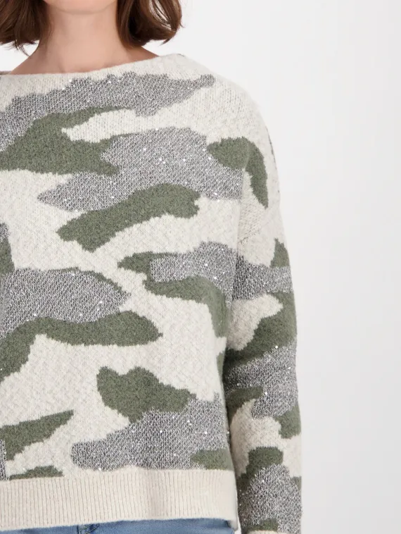 MONARI Джемпер с камуфляжным принтом