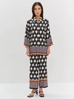 BULMER Брюки с графичным принтом