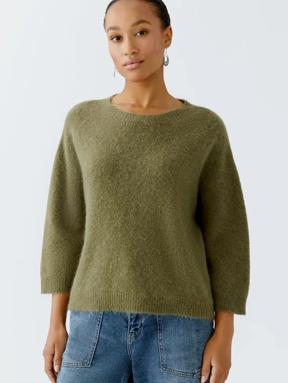 Oui Пуловер из смеси альпаки