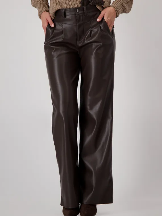 MONARI Брюки широкие из искусственной кожи