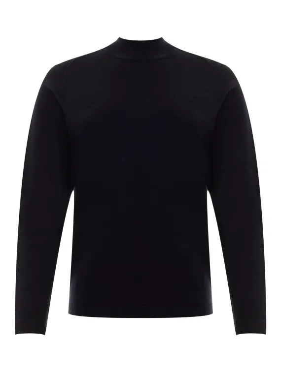 BULMER Базовый джемпер с воротником стойкой