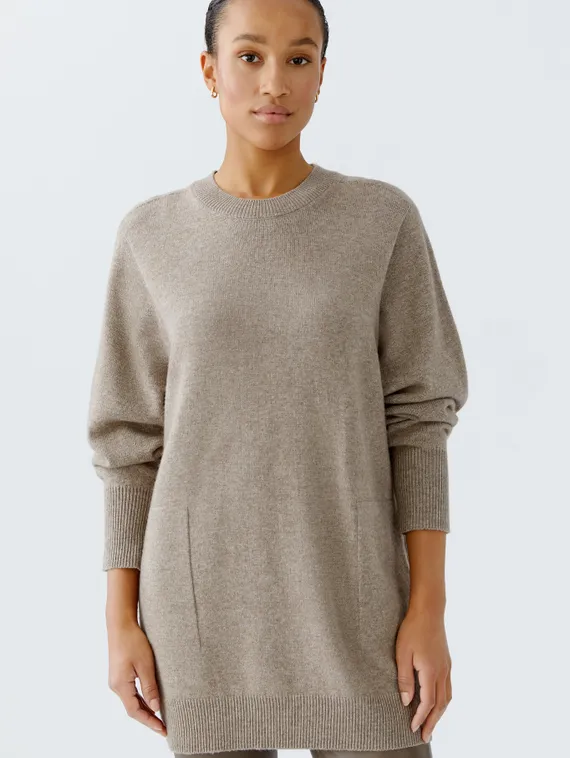 Oui Пуловер удлиненный