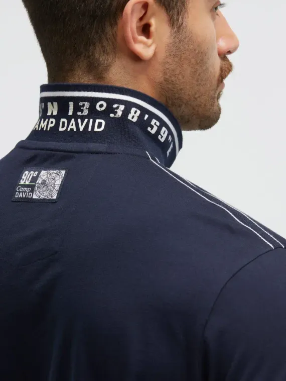 CAMP DAVID Поло с рисунком