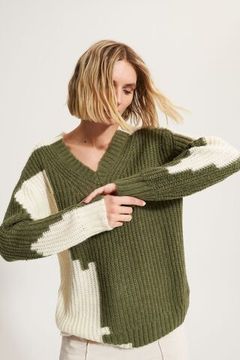 UNQ Пуловер с V-вырезом