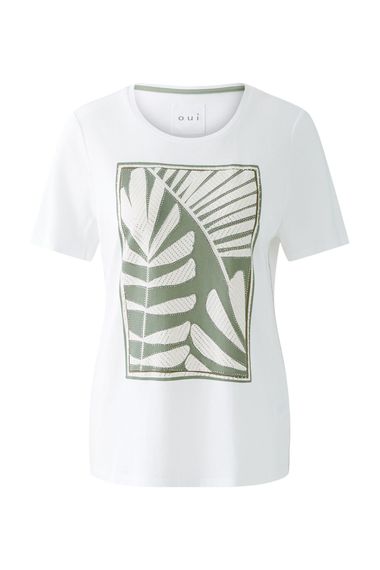Oui Футболка со стразами