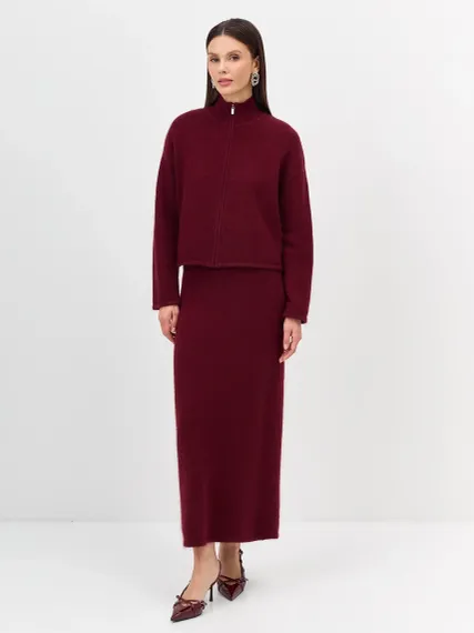 BULMER Укороченный бомбер с ангорой