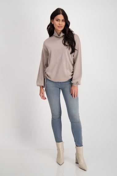 MONARI Джемпер хлопковый с камнями