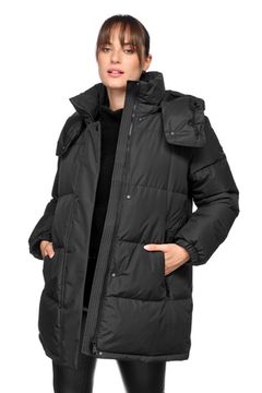 GEOX Пуховик стеганый с капюшоном