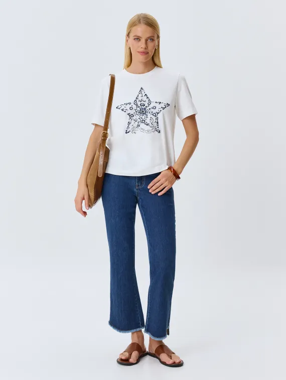 BULMER Футболка с яркой вышивкой