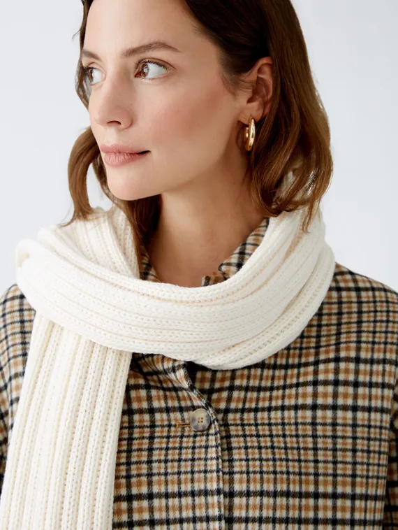 Oui Шарф из мягкого хлопка