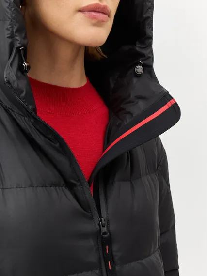 BULMER Длинный пуховик с капюшоном