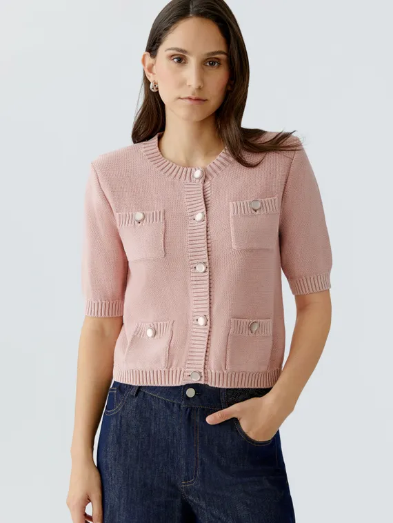 Oui Кардиган с декоративными пуговицами