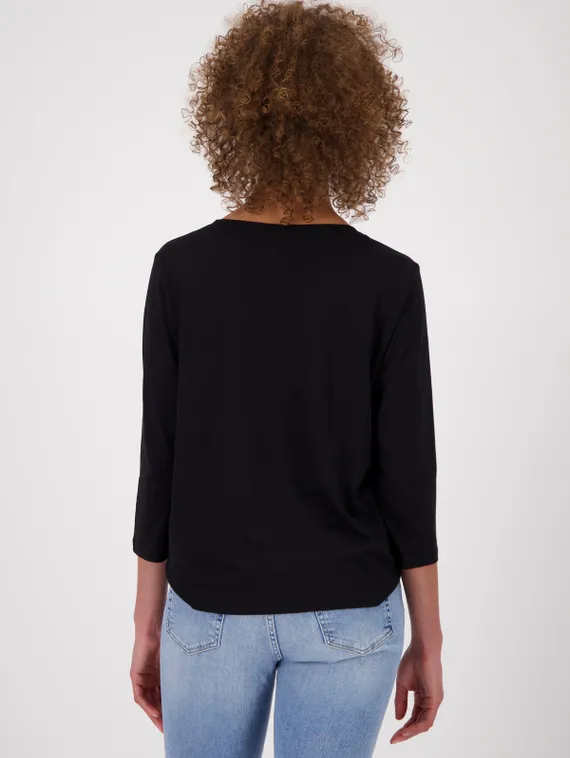 MONARI Футболка со стразами 3/4 рукав