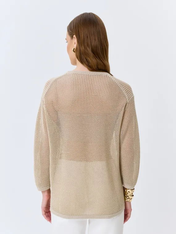 BULMER Ажурный вязаный джемпер