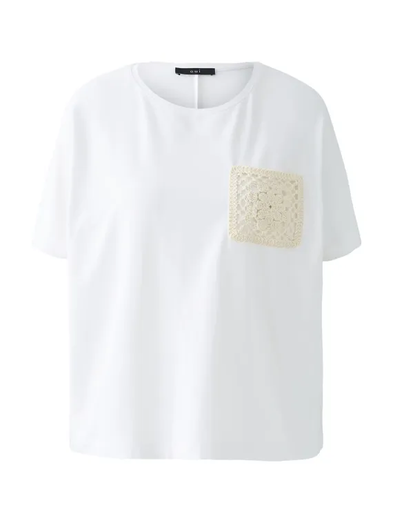 Oui Футболка с карманом