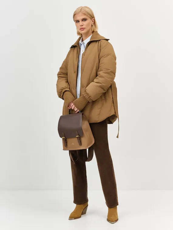 BULMER Объемная куртка с трикотажной манишкой