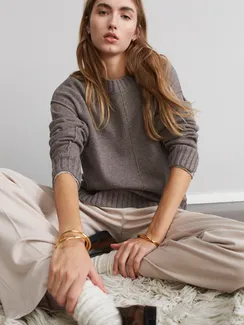 Oui Свитер из смесовой шерсти