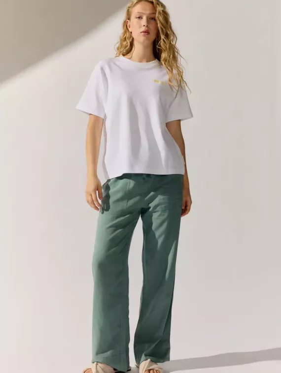 THE FASHION PEOPLE Футболка с принтом на спине
