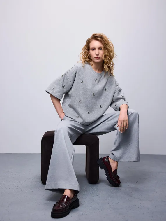 SUMMUM Толстовка с камнями