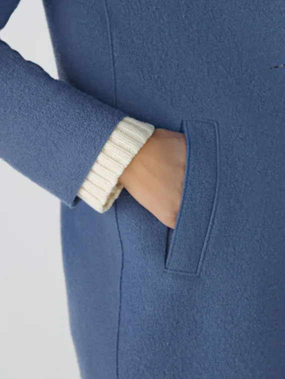 Oui Пальто из шерсти